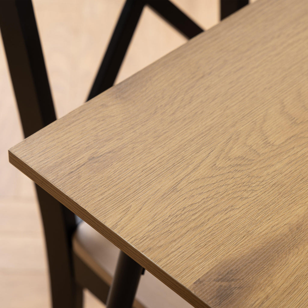 Peru Rectangular Dining Table in Wild Oak 120x80cm - image 7