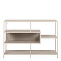 Seaford Wide Grey Steel Bookcase with 4 Grey Melamine Shelves - image 2