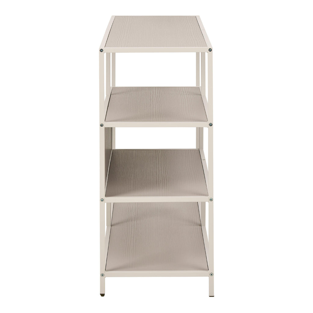 Seaford Wide Grey Steel Bookcase with 4 Grey Melamine Shelves - image 3