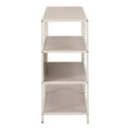 Seaford Wide Grey Steel Bookcase with 4 Grey Melamine Shelves - image 3