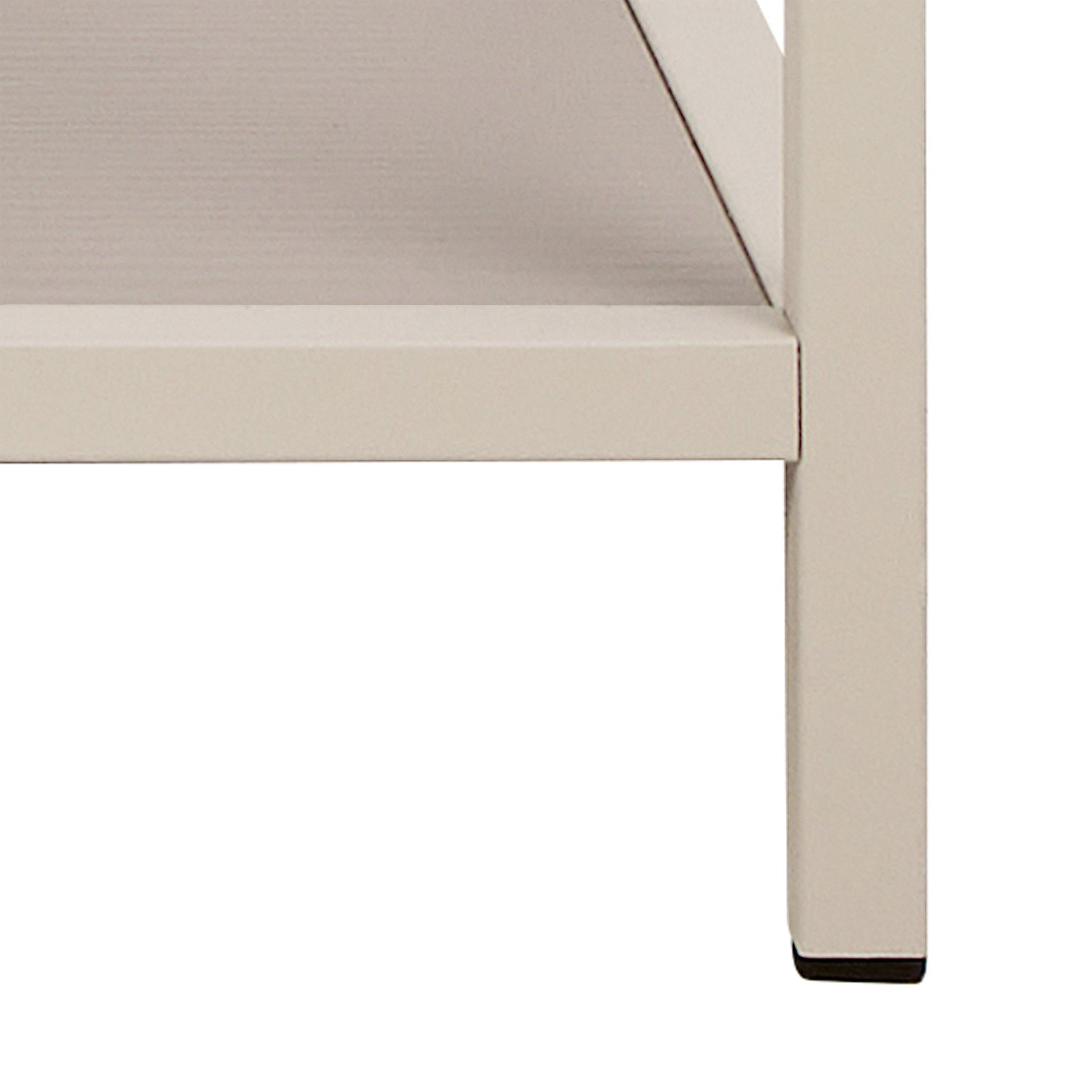 Seaford Wide Grey Steel Bookcase with 4 Grey Melamine Shelves - image 8