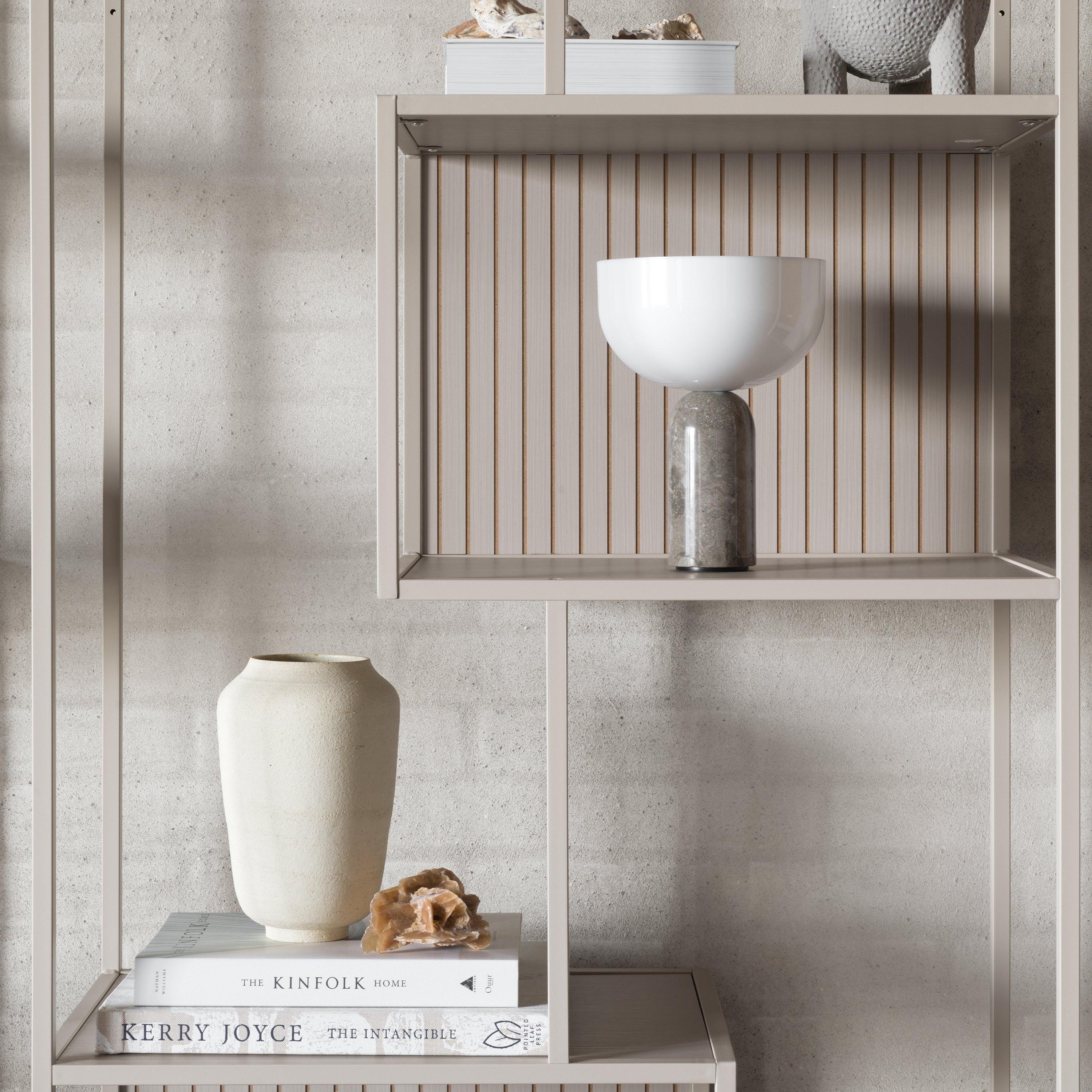 Seaford Tall Grey Metal Bookcase with 5 Shelves - image 8