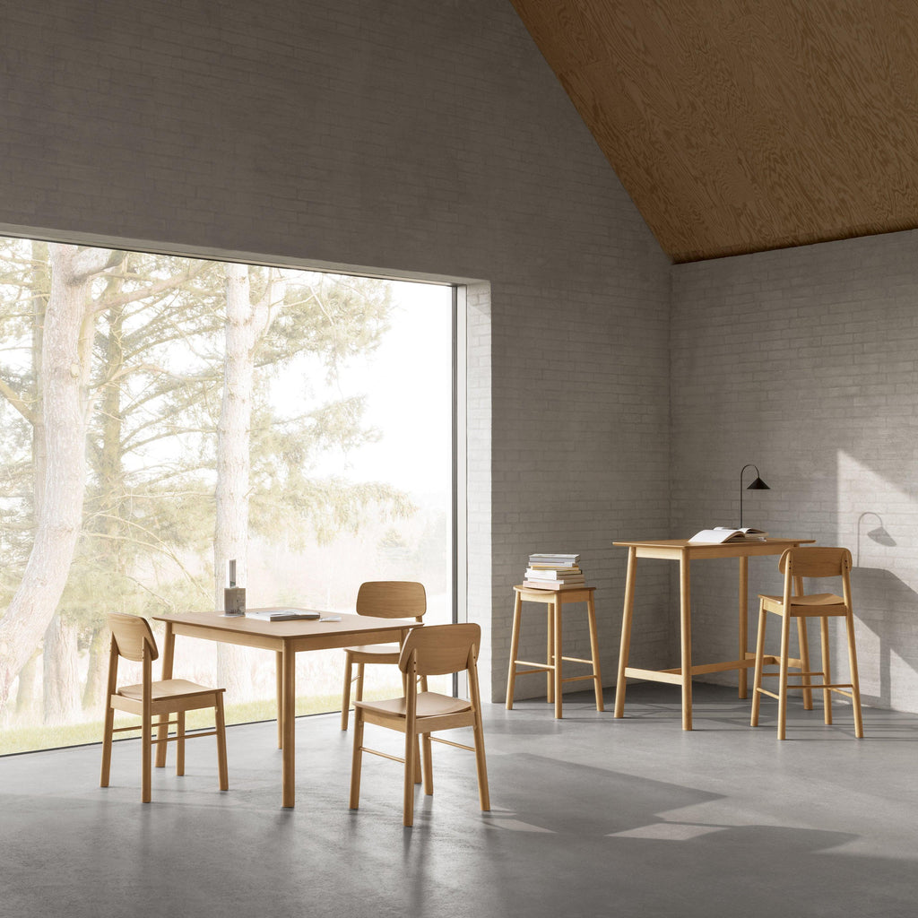 Barlow Bar Table in Matt Oak - image 5