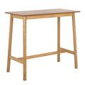Barlow Bar Table in Matt Oak Included 2 Barlow Bar Stool in Matt Oak - image 2