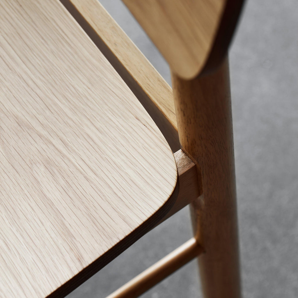 Barlow Bar Table in Matt Oak Included 2 Barlow Bar Stool in Matt Oak - image 8