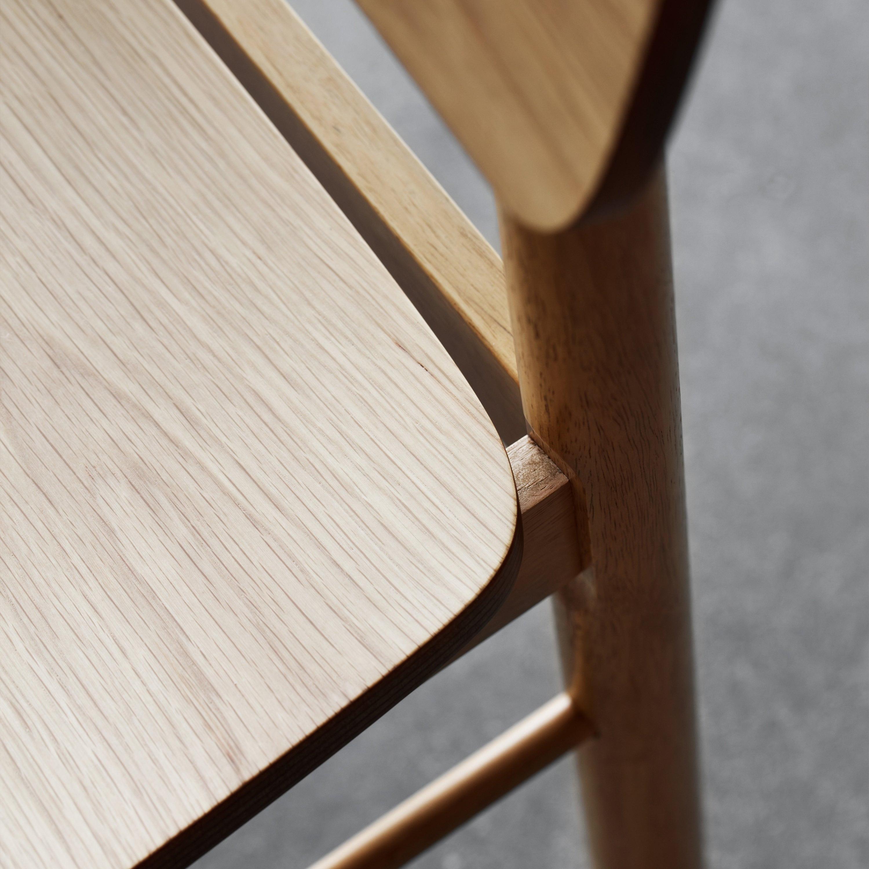 Barlow Bar Table in Matt Oak Included 2 Barlow Bar Stool in Matt Oak - image 8