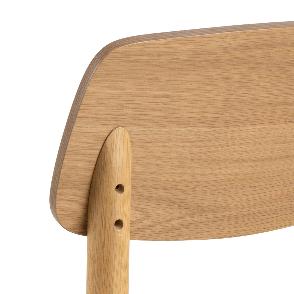Barlow Bar Table in Matt Oak Included 2 Barlow Bar Stool in Matt Oak - image 9