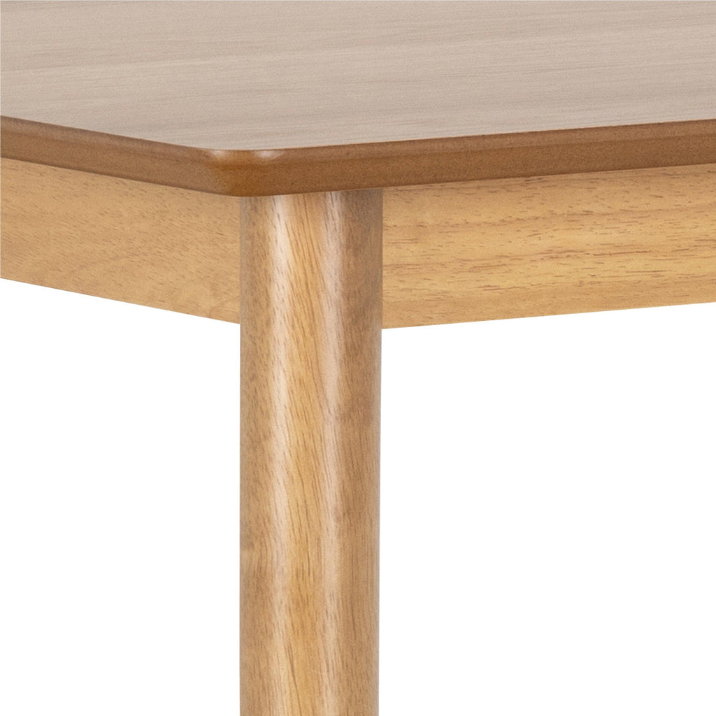 Barlow Bar Table in Matt Oak Included 2 Barlow Bar Stool Without Back in Matt Oak - image 4
