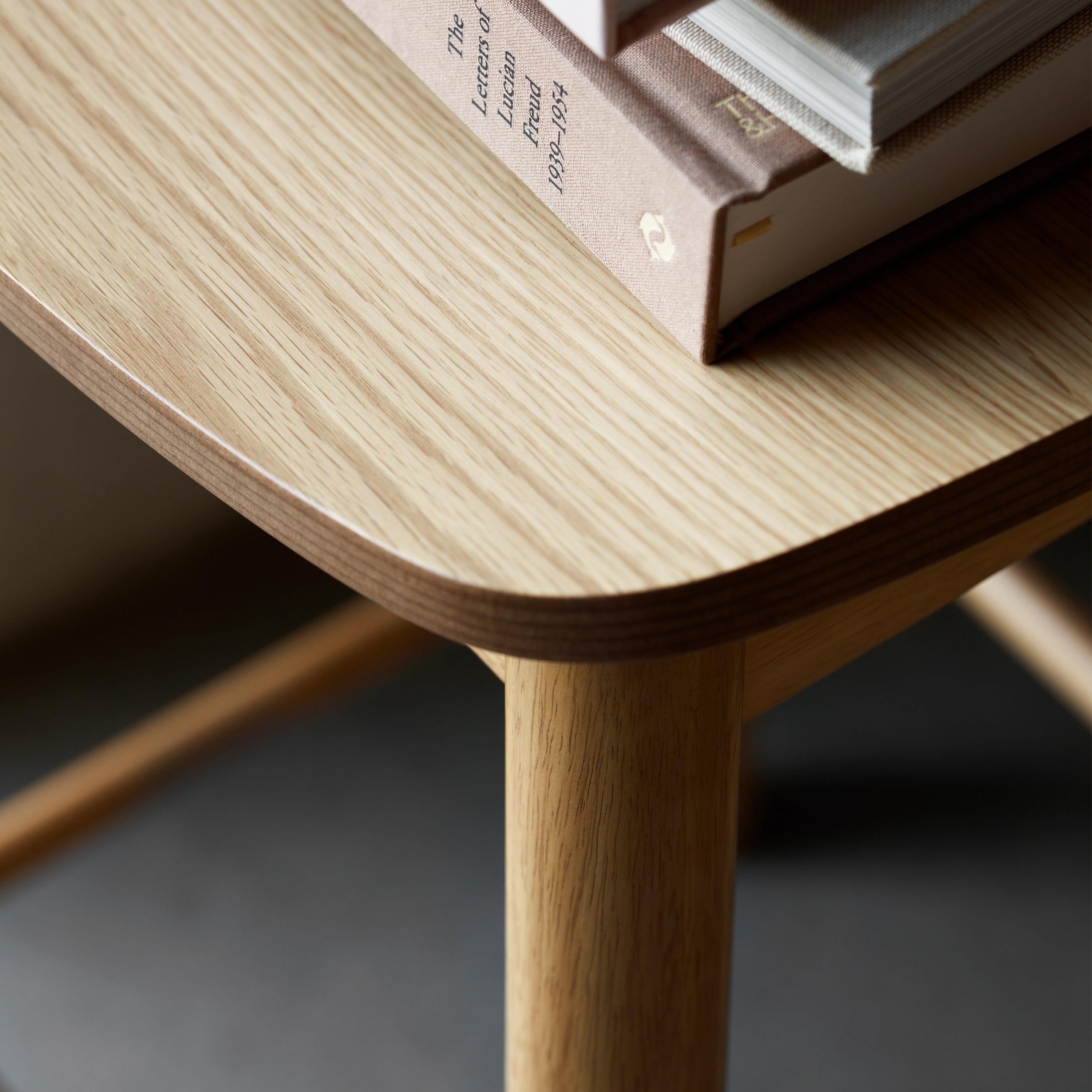 Barlow Bar Table in Matt Oak Included 2 Barlow Bar Stool Without Back in Matt Oak - image 7
