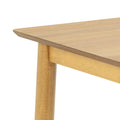 Barlow Rectangular Dining Table in Matt Oak 120x80cm includes 4 Barlow Dining Chairs in Matt Oak - image 5
