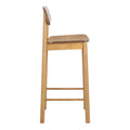 Barlow Bar Stool in Matt Oak Set of 2 - image 3
