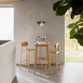 Barlow Bar Stool in Matt Oak Set of 2 - image 4