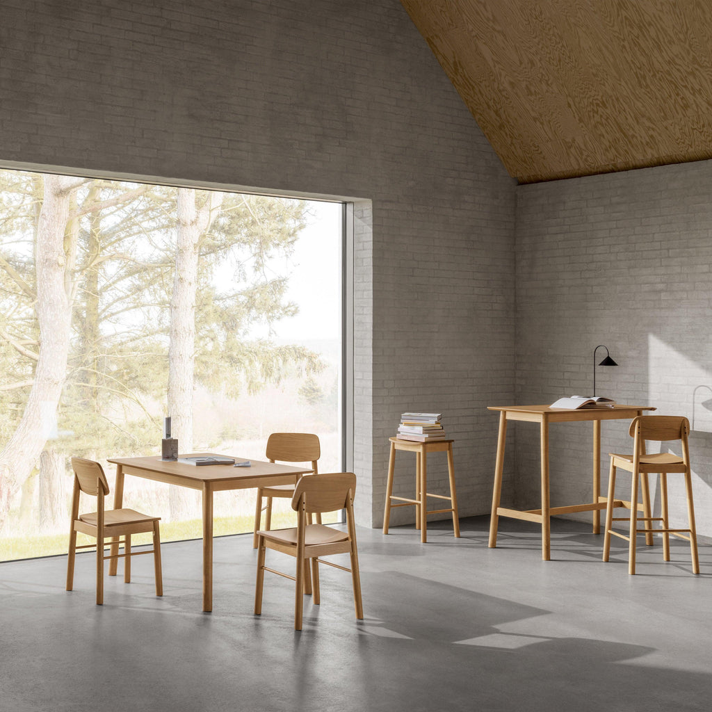 Barlow Bar Stool in Matt Oak Set of 2 - image 5