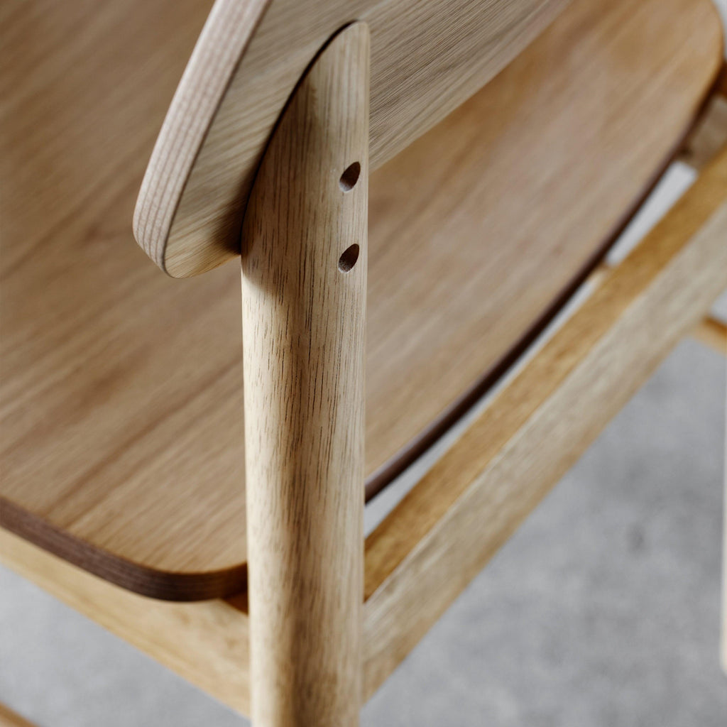 Barlow Bar Stool in Matt Oak Set of 2 - image 6