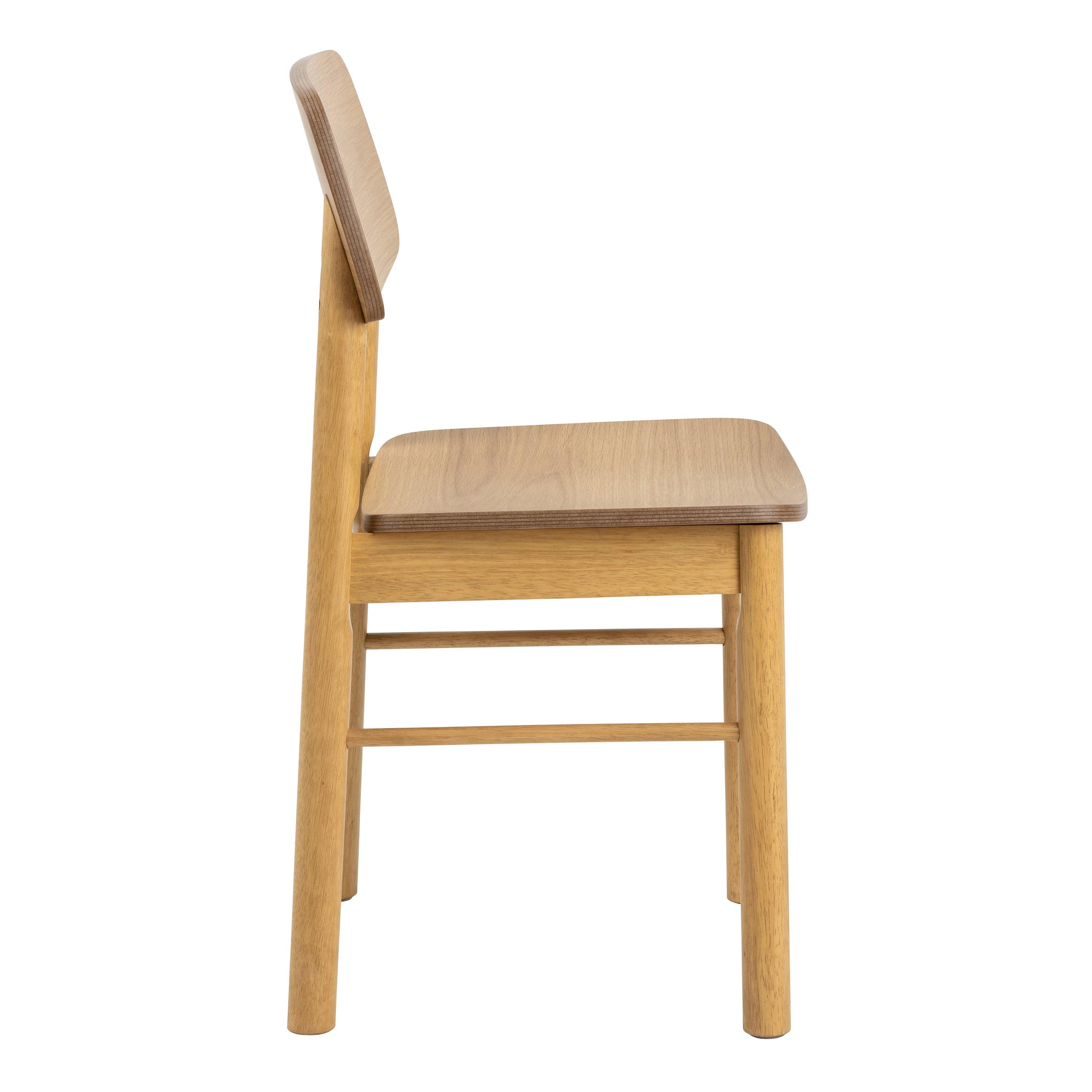 Barlow Dining Chair in Matt Oak Set of 2 - image 3