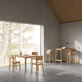 Barlow Dining Chair in Matt Oak Set of 2 - image 4