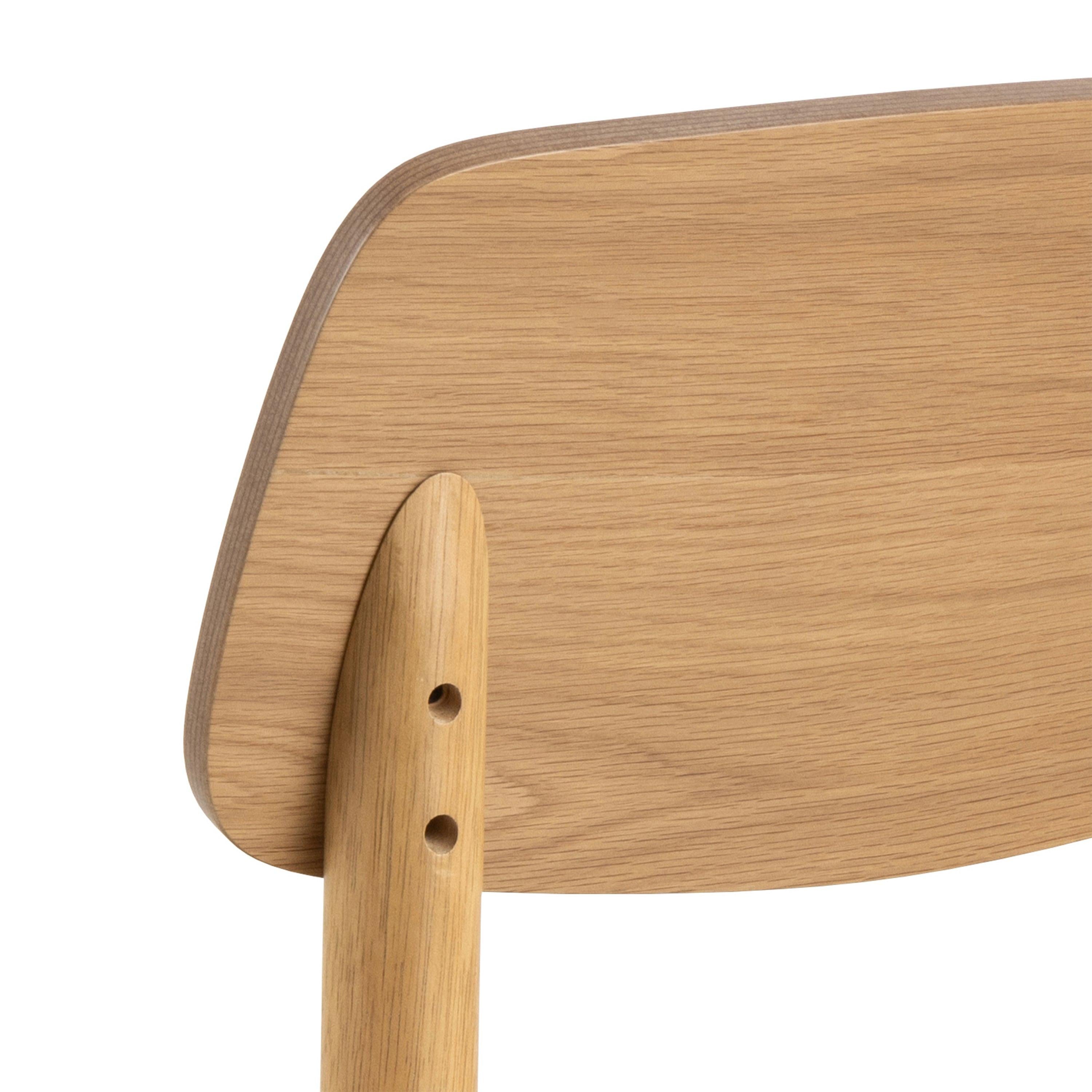Barlow Dining Chair in Matt Oak Set of 2 - image 6