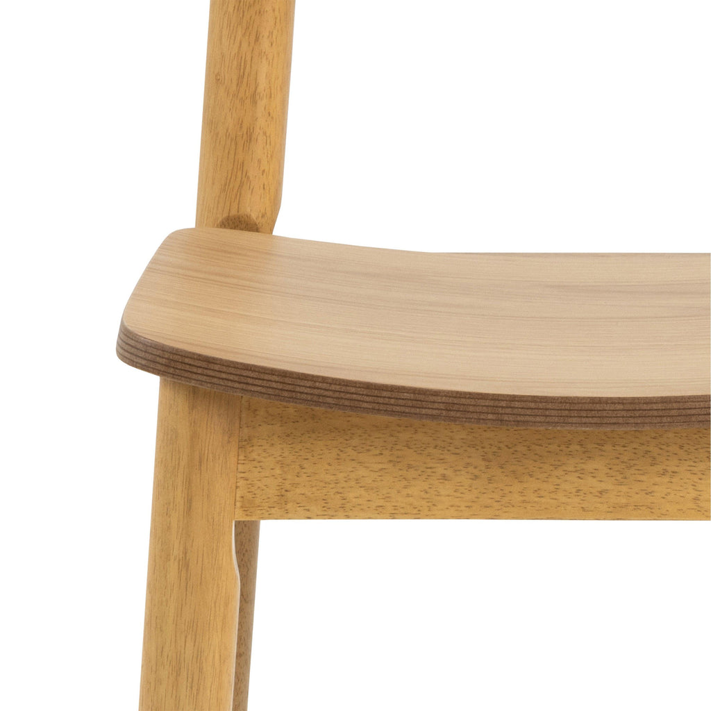 Barlow Dining Chair in Matt Oak Set of 2 - image 7