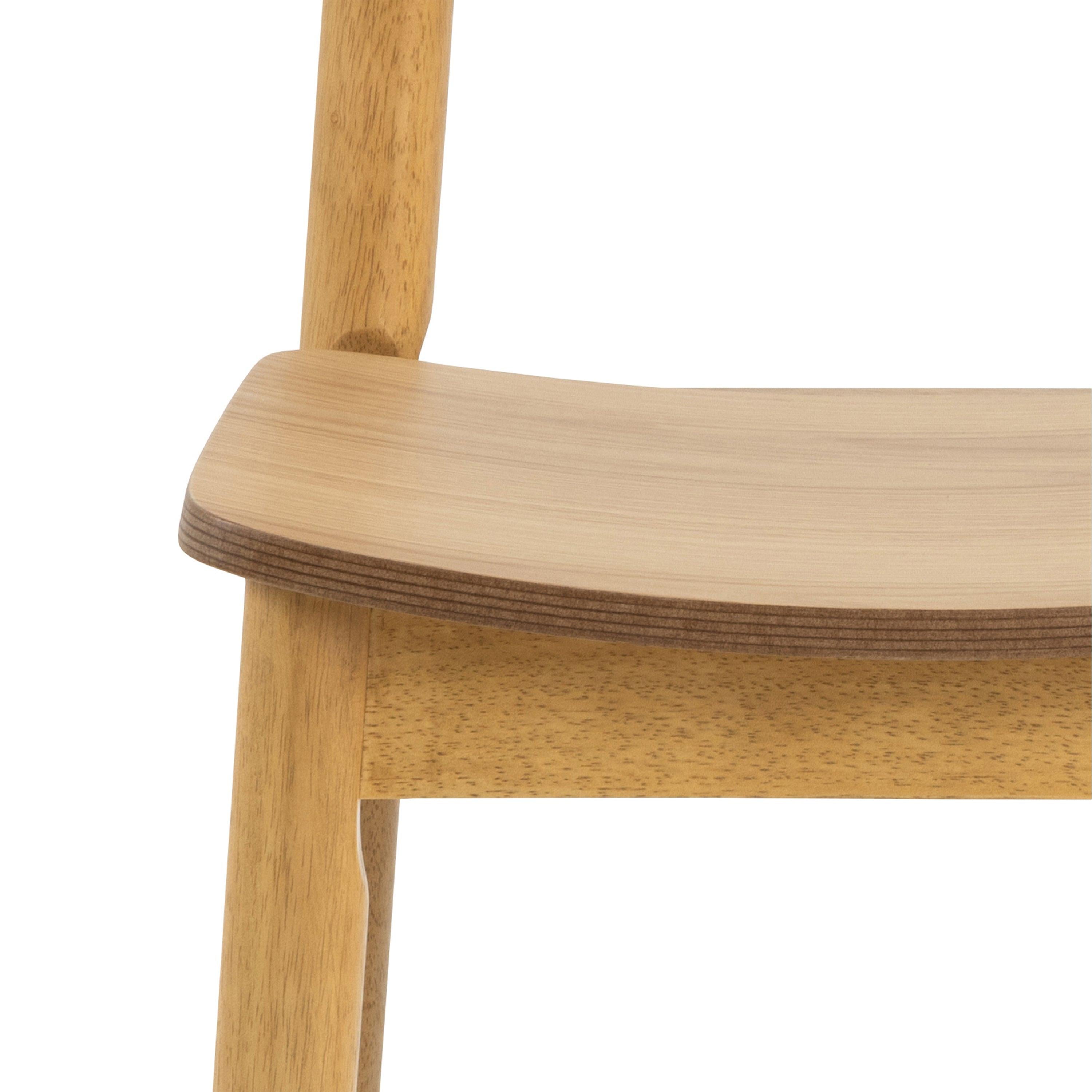 Barlow Dining Chair in Matt Oak Set of 2 - image 7