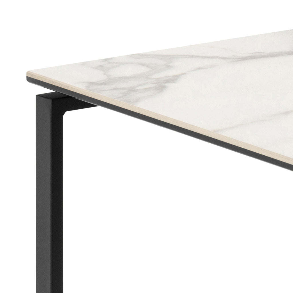 Katrine Square Coffee Table Set in Ceramic White - image 6