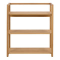 Ludza Rectangular Bookcase with 3 Shelves in Oak - image 2