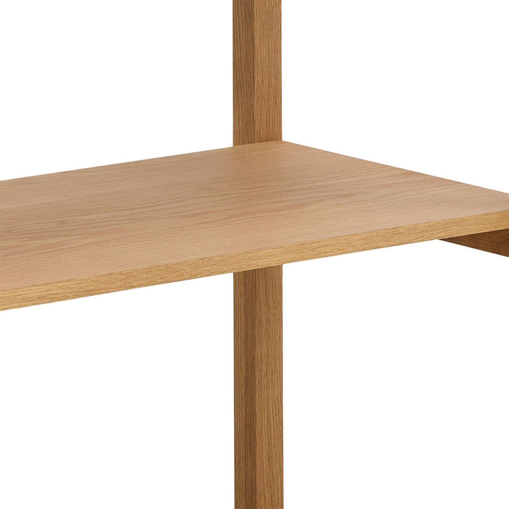 Ludza Rectangular Bookcase with 3 Shelves in Oak - image 7