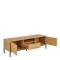Seaford Tv Unit 2 Doors 1 Drawer in Matt Wild Oak - image 4