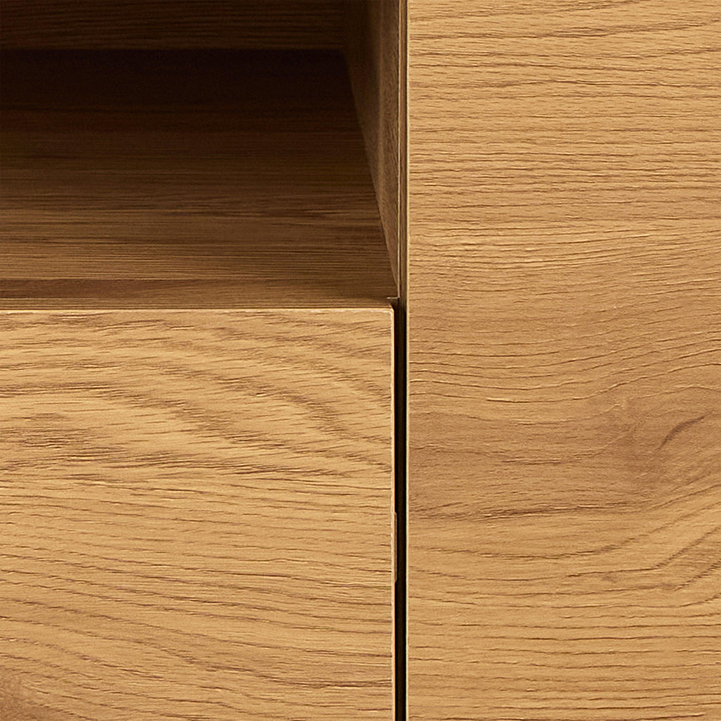Seaford Tv Unit 2 Doors 1 Drawer in Matt Wild Oak - image 6