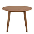 Roxby Round Dining Table in Walnut 105cm - image 2