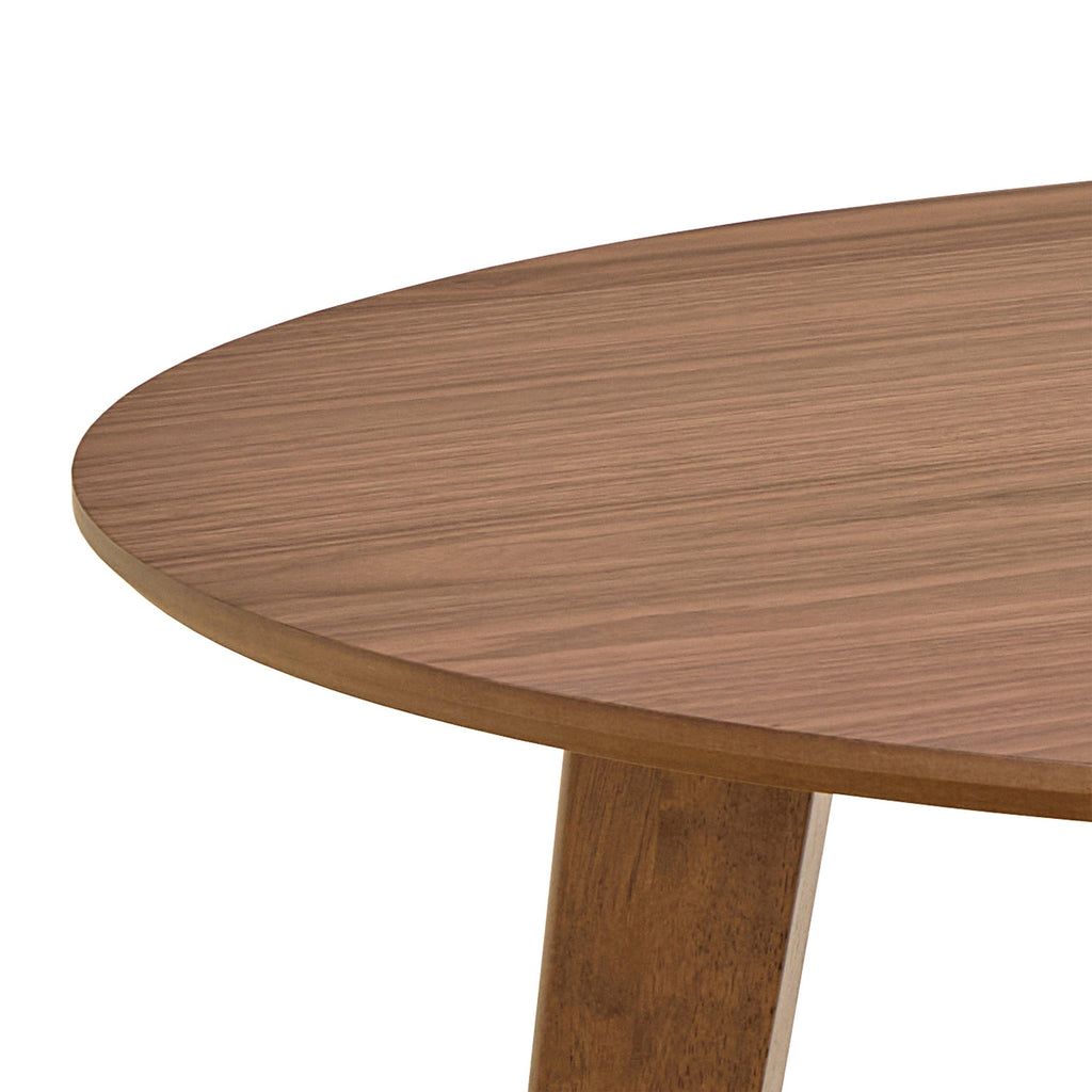 Roxby Round Dining Table in Walnut 105cm - image 6