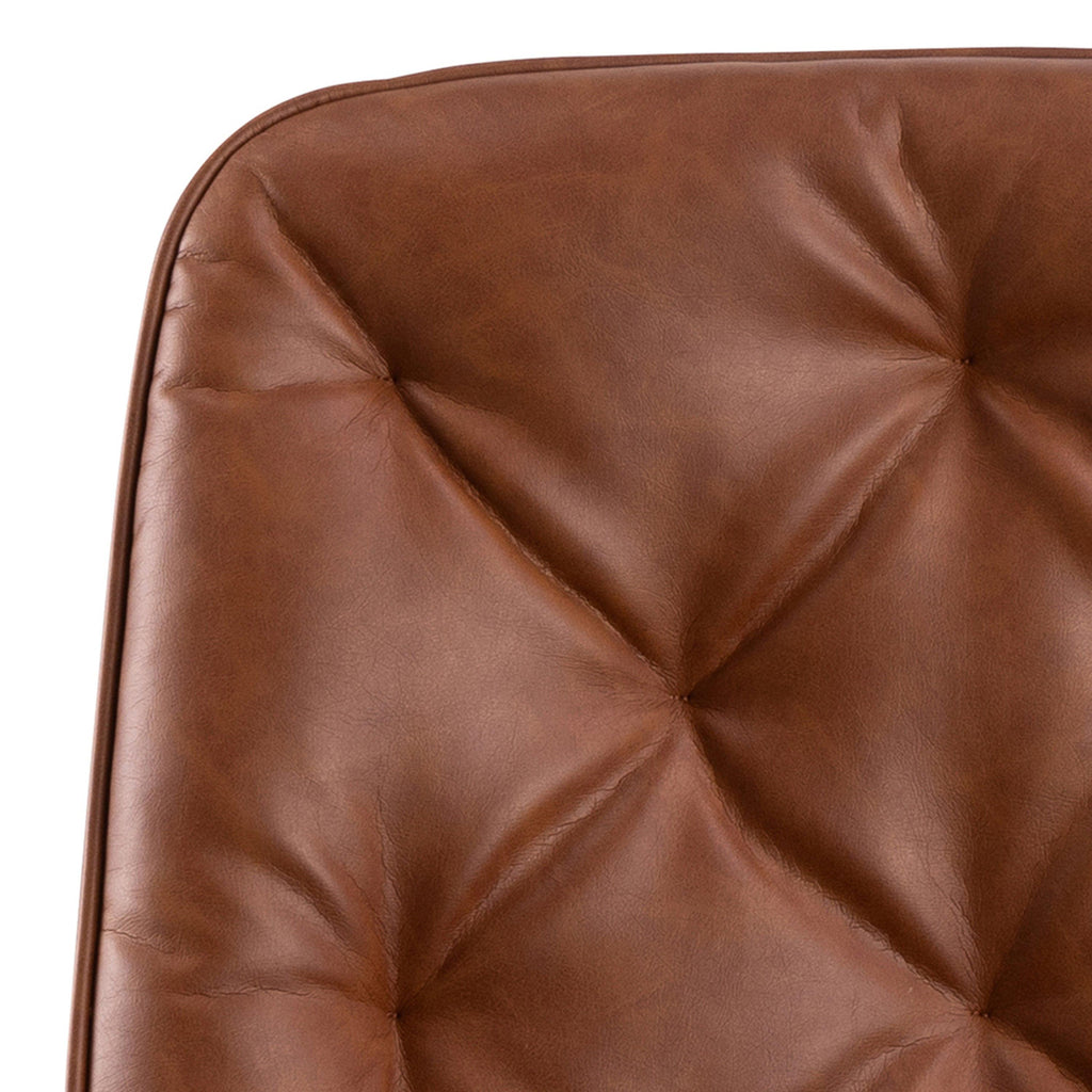 Erik Gas Lift Desk Chair in Brandy PU - image 6