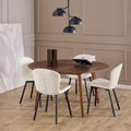 Roxby Round Dining Table in Walnut 140cm - image 3