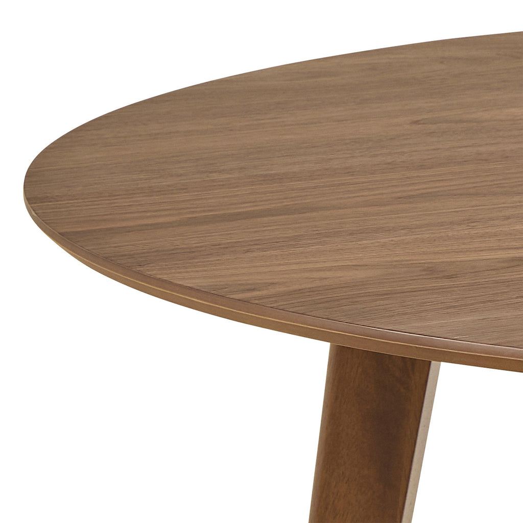 Roxby Round Dining Table in Walnut 140cm - image 5