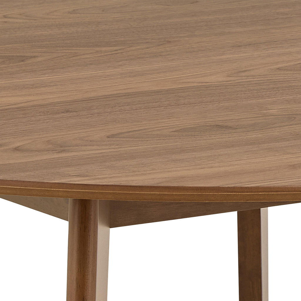 Roxby Round Dining Table in Walnut 140cm - image 7