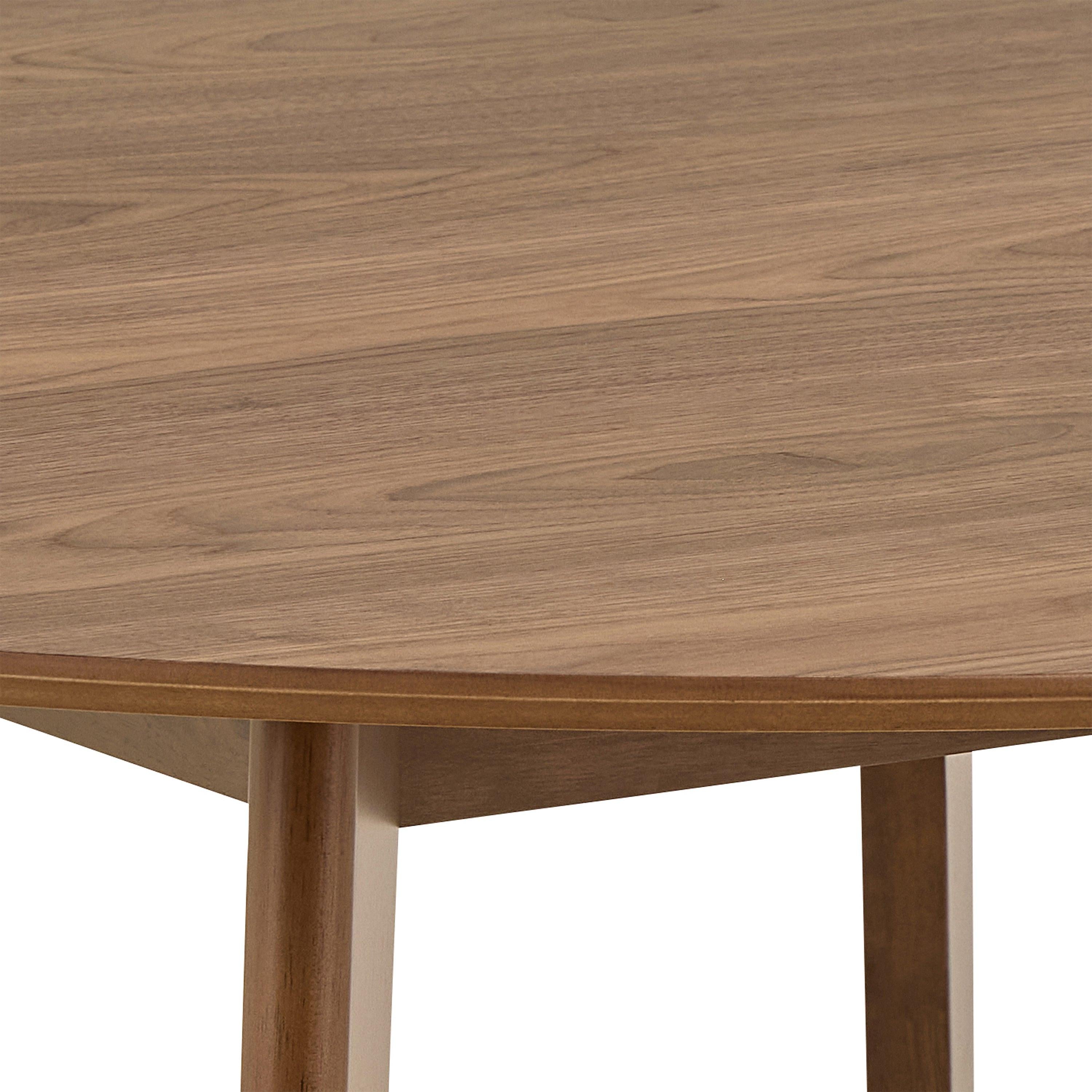 Roxby Round Dining Table in Walnut 140cm - image 7