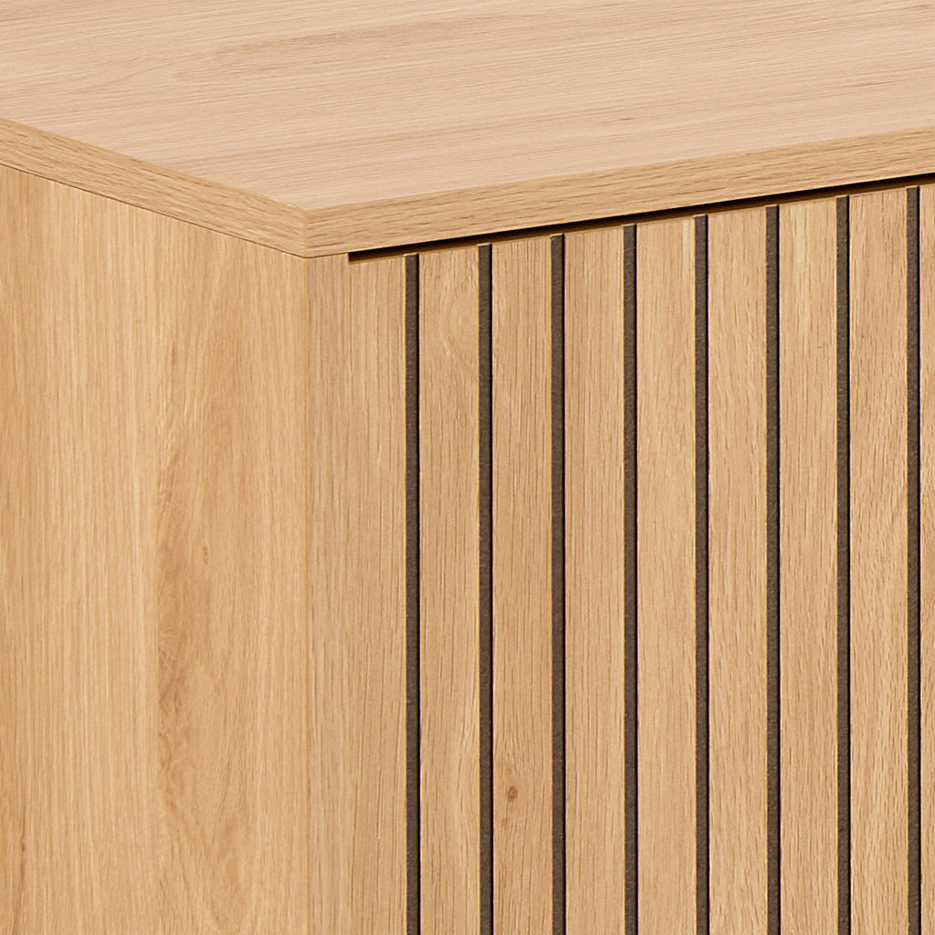 Jaipur TV Unit with 3 Doors 176cm Wide in Oak - image 7