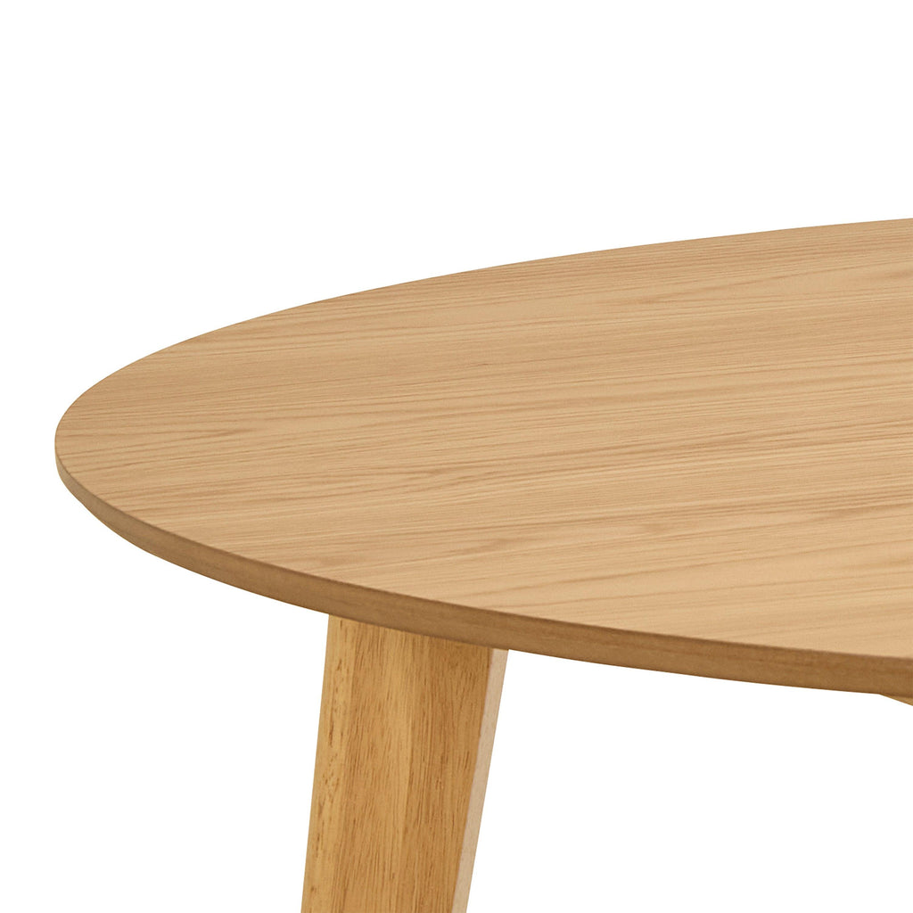 Roxby Round Dining Table in Matt Oak 120cm - image 6