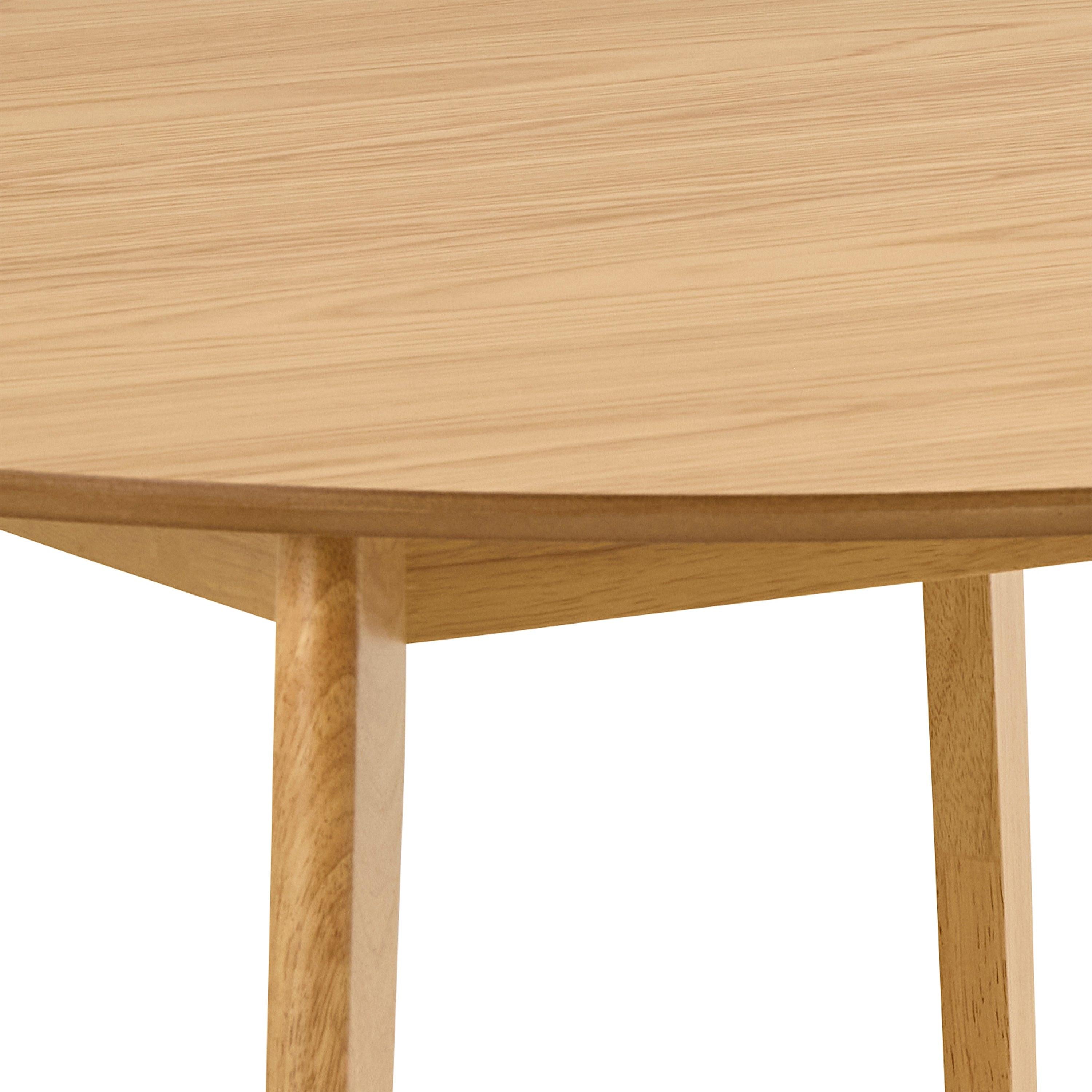 Roxby Round Dining Table in Matt Oak 120cm - image 7