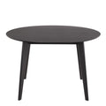 Roxby Round Dining Table in Matt Black 120cm - image 2
