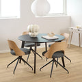 Roxby Round Dining Table in Matt Black 120cm - image 3