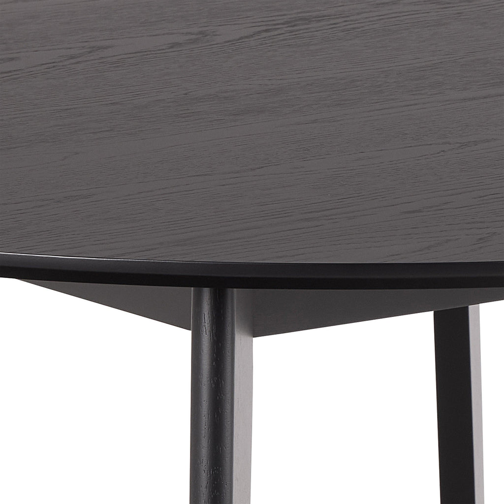 Roxby Round Dining Table in Matt Black 120cm - image 5