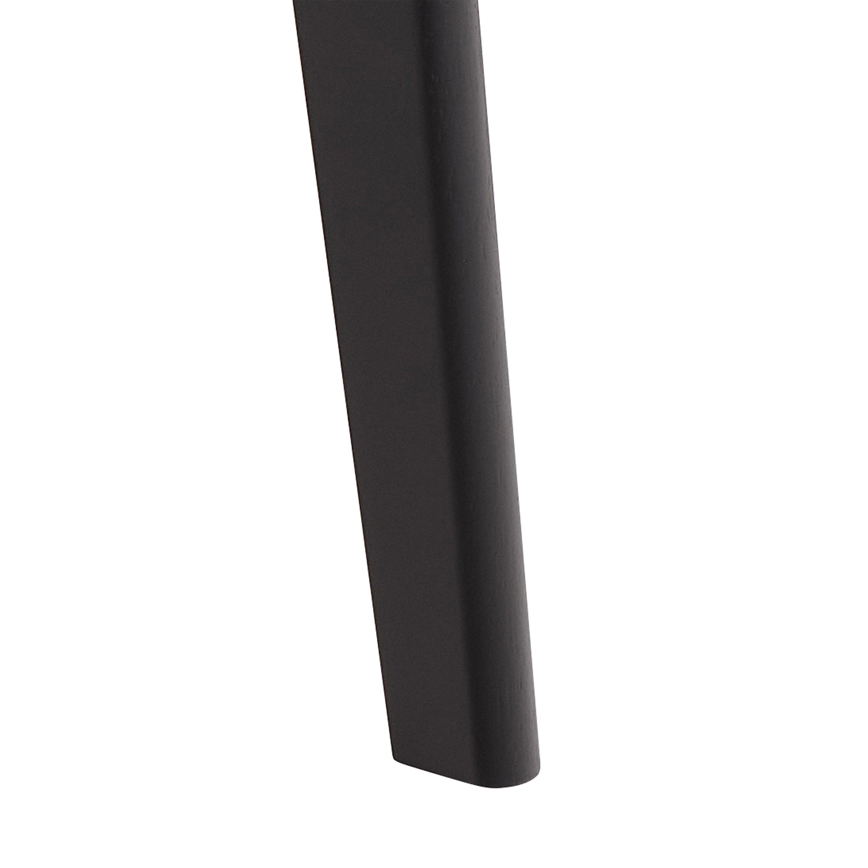 Roxby Round Dining Table in Matt Black 120cm - image 7