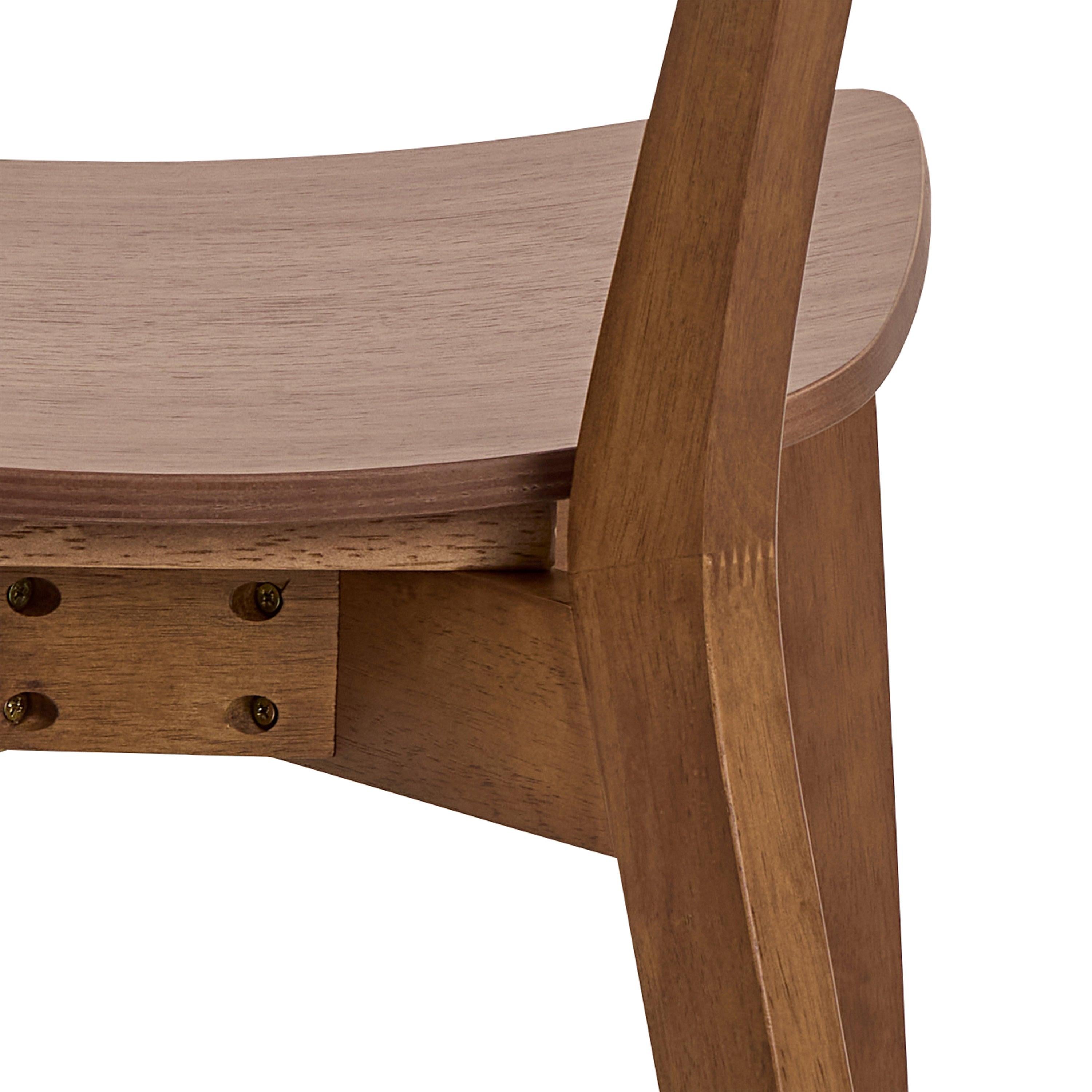Roxby Round Dining Table in Walnut 120cm includes 4 Roxby Dining Chairs in Walnut - image 12