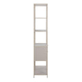 Seaford Tall Grey Metal 2 Drawer Bookcase with 4 Shelves - image 3