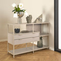 Seaford Grey Storage Unit with 2 Drawers and 3 Shelves - image 4