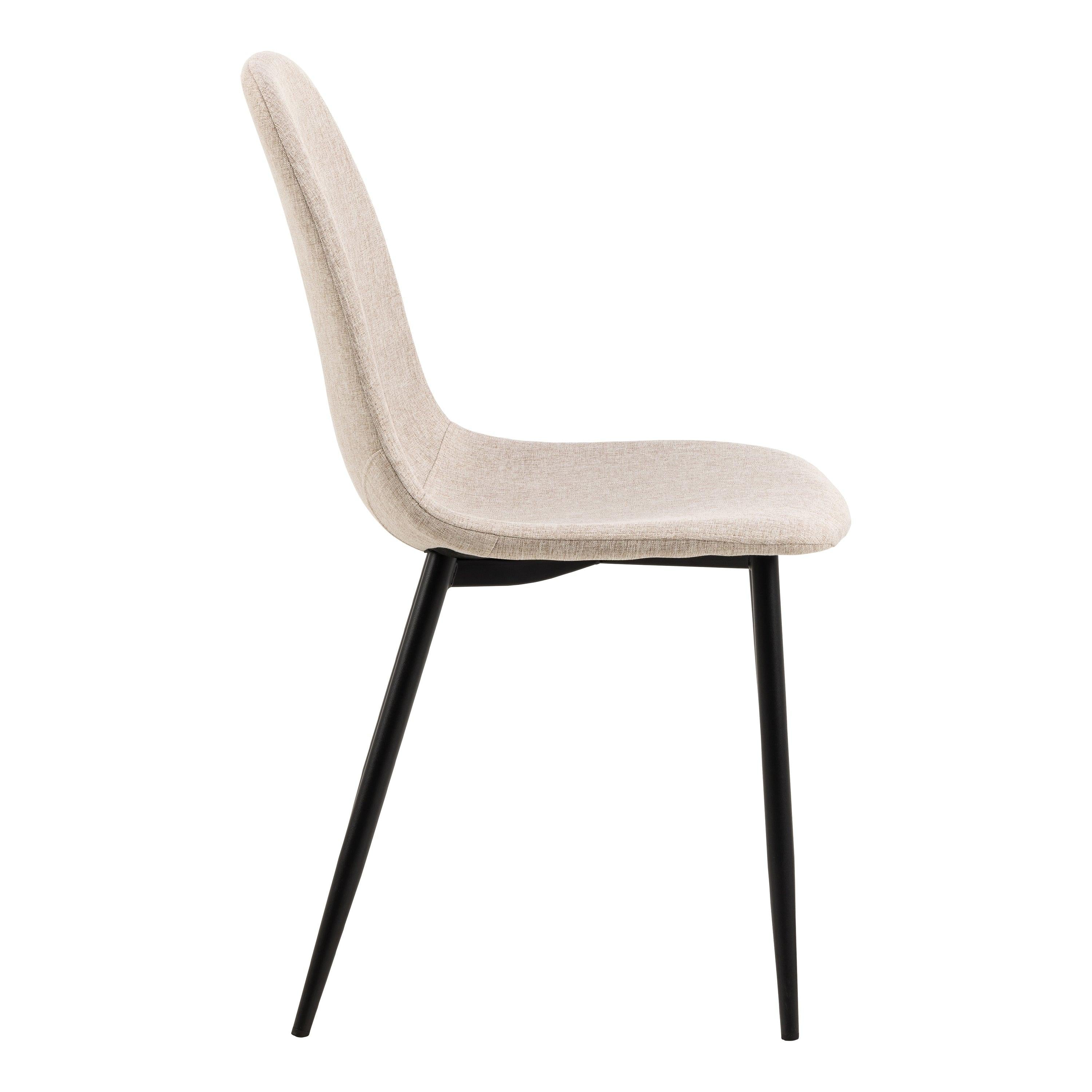 Celia Dining Chair in Beige Set of 4 - image 3