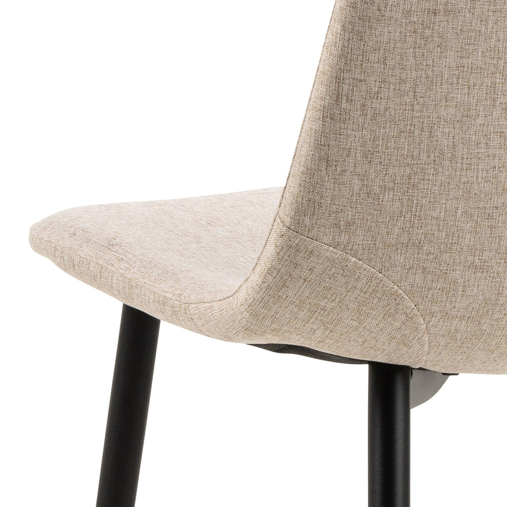 Celia Dining Chair in Beige Set of 4 - image 6
