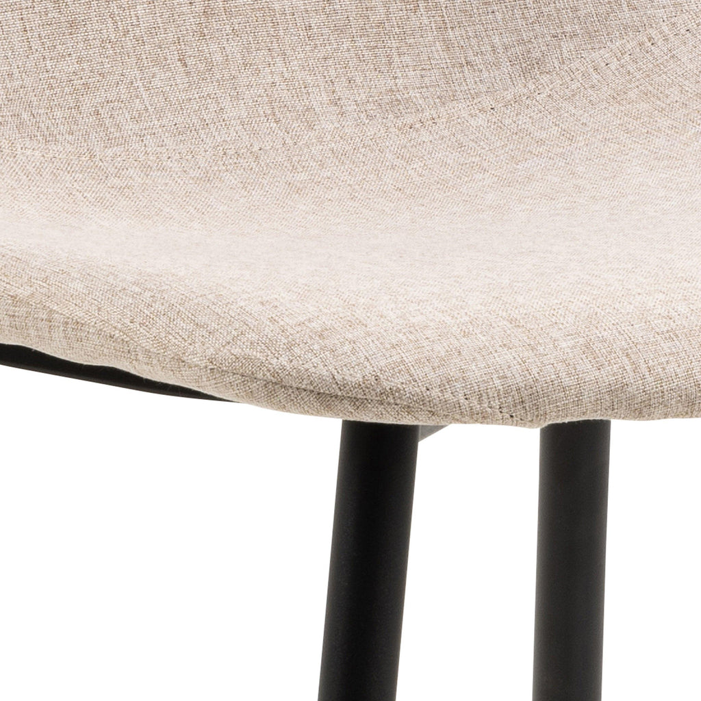 Celia Dining Chair in Beige Set of 4 - image 7