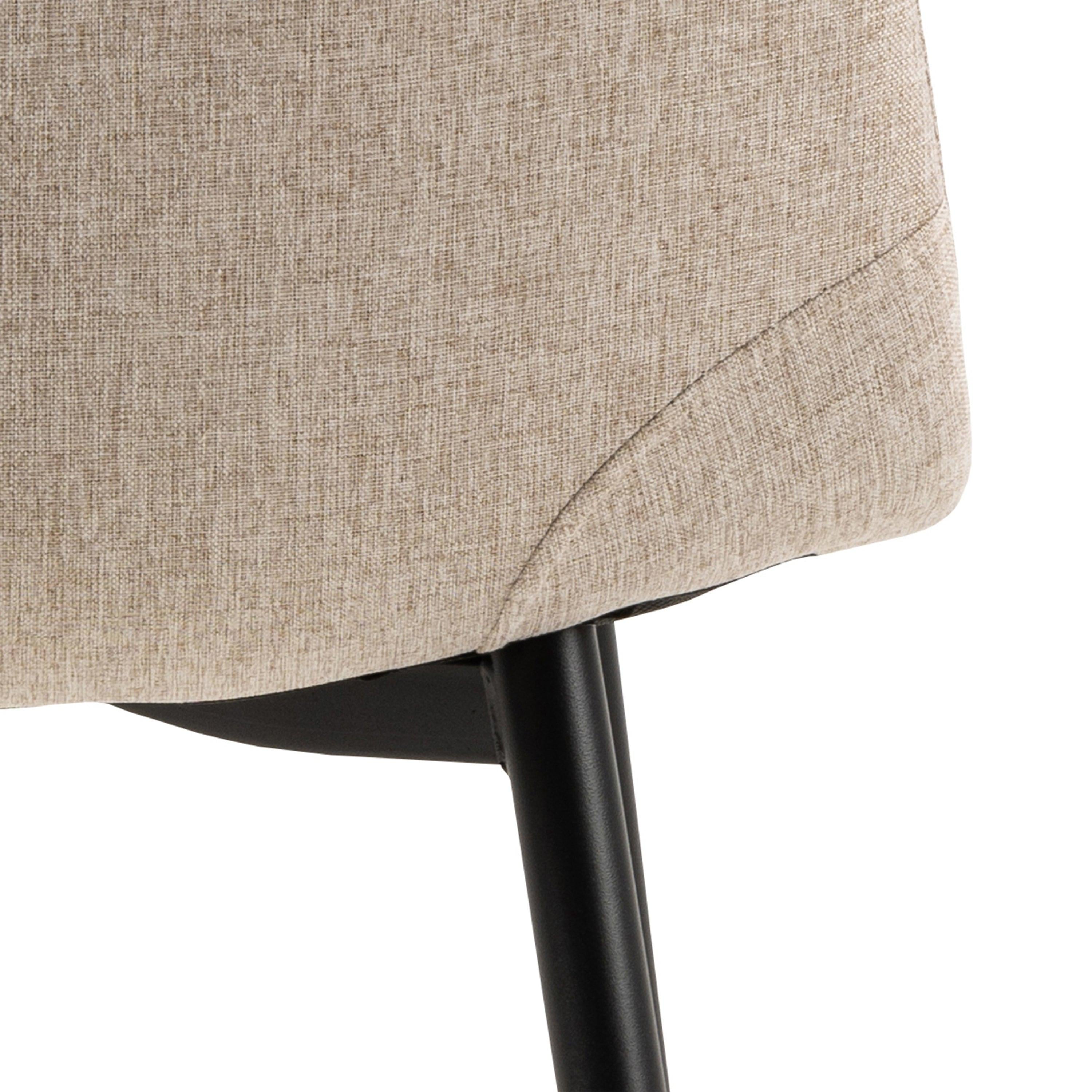 Celia Dining Chair in Beige Set of 4 - image 8
