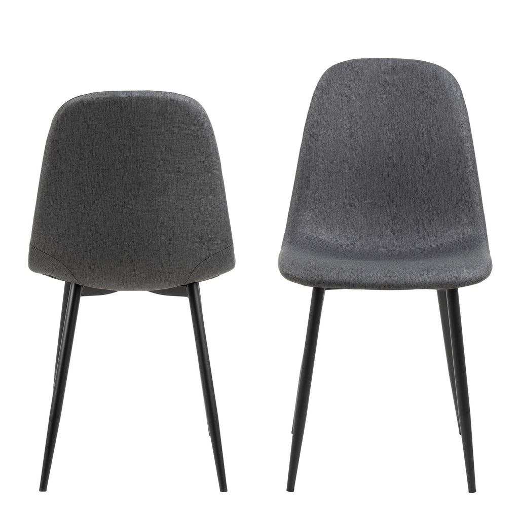 Celia Dining Chair in Light Grey Set of 4 - image 2